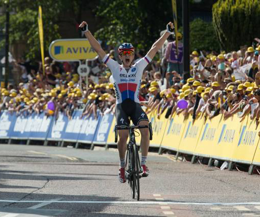 Petr Vakoc wins Tour of Britain stage 2